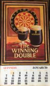 1979 Vintage Guinness Calendar Month Print –The Winning Double