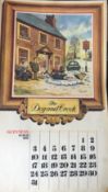 GUINNESS 1974 Calendar Prints 