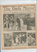6 Original Antique Daily Mirror Newspapers 1920 Covering The Great Minersê Strike