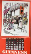 1976 Vintage Guinness Calendar Print –Pub Names” Artwork *3