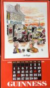 1976 Vintage Guinness Calendar Print –Pub Names” Artwork *4