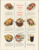 1953 Guinness Advertisement Print 