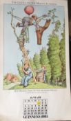 1981 Guinness Calendar Month Print John Ireland 