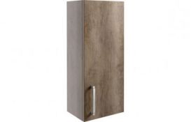 New (Y109) Alba Wall Unit 300 mm Grey Nebraska Oak. RRP £309.00.Type: Wall Unit Style: Modern N