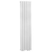 New (K63) Cassellie Bullingham Designer Radiator 1500 x 354 mm White 3370 BTU (769Hp). Oval Colum