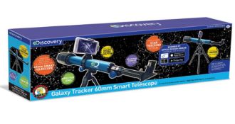 (R13F) 1x Discovery Galaxy Tracker 60mm Smart Telescope TDK30. (Unit Appears As New)