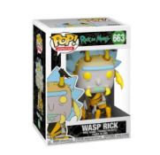 (R13C) 16x Mixed Pop! Characters. To Include Wasp Rick, Cuddle Team Leader, Kirkland Meeseeks, Male
