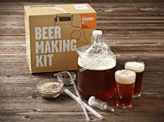 (R11G) 8x Items. 5x Brooklyn Brewshop Beer Making Kit, 1x 4 Bottle Optic Bar Butler. 1x Ingenious G
