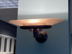 3 Art Deco Wall Mounted Up Lights
