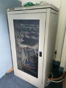 Server Rack With Built In Fans And Contents