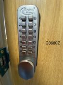 Secure Door With Keypad Access