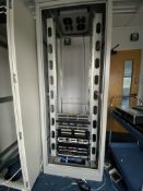 Server Rack With Built In Fans And Contents