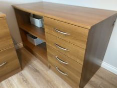 Wooden Filing Cabinets Office Storage Unit