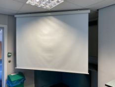Electric Motorised Projector Screen 200Cm Wide X 140Cm High