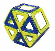 2 x MAGFORMERS 14 Piece Classic Set Line Magnetic Construction Shapes Kids