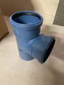 48 x 110mmx110mm Branch 87 degree waste pipe.