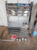 Ascot 500 x 800mm modern flat ail radiator. RA023