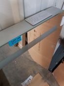 550 x 1200mm designer LED illuminated mirror with speaker. MI068