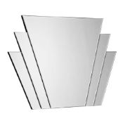 Art deco style large mirror VP E3244WG 800 x 800mm. RRP £150
