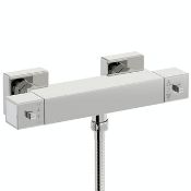 Modern Square Thermostatic Bar Shower Valve. SV104