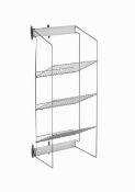 VIBO 500w x 300d x 800mm tall sliding shoe wire rack. RRP £155