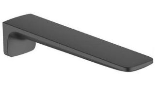 Bathstore Trio wall mounted bath or basin filler spout in matt black. RRP £175. 20004010960