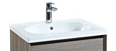 Ceramica Althea 900 x 470mm modern rounded ceramic slab basin. RRP £495