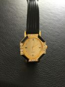 Quartz Diamante Hexagonal Wristwatch (Gs51)