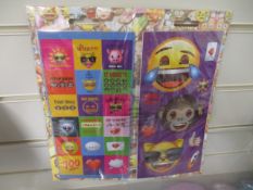 1000pcs Brand new Emoji sticker pack