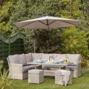 (R16) 1x Hartington Florence Collection Corner Sofa Set RRP £1100. (Lot Contains Box 1 And Box 2)