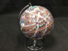 BRAND NEW STOCK 4x World City Globe (colors may vary) (some boxes damaged)