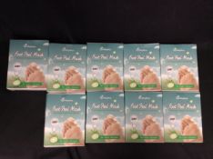 9x Maybeau Foot Peel Mask