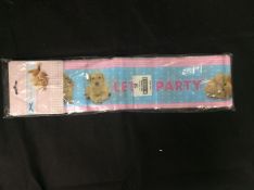 BRAND NEW STOCK 12x Cat and Dog Party Banner