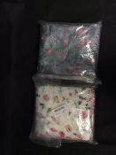 BRAND NEW STOCK 2x Large Drawstring Makeup Bag (4pk)