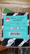 5 boxes - Cavity anchors
