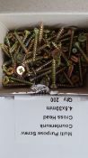 25 boxes - 4.5x30mm screws