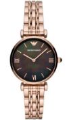 Emporio Armani AR11145 Ladies Rose Gold Bracelet Quartz Designer Watch