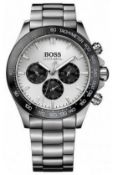 Hugo Boss 1512964 Men's Ikon Silver Bracelet Chronograph Watch