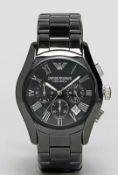 Emporio Armani AR1400 Men's Ceramica Quartz Chronograph Watch