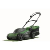 (R1K) 2x Powerbase 1600W 37cm Electric Rotary Lawn Mower.