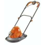 (R1J) 2x Flymo Items. 1x Turbo Lite 250 Hover Mower. 1x EasiGlide 360V Electric Hover Collect Lawn