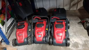 (R13A) 3x Sovereign 18V Cordless Lawn Mower. (1x Battery. No Charger). RRP When Complete £89 Each.