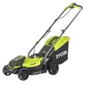 (R1G) 1x Ryobi 18V Cordless Lawn Mower. (With Battery & Charger). RRP £210.