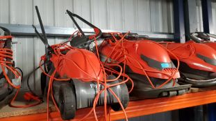 (R13B) 2x Flymo Items. 1x EasiGlide 360V Hover Mower. 1x Easimo Rotary Lawn Mower (No Grass Box). C