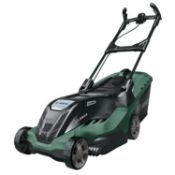 (R2L) 1x Bosch Pro Silence Advanced Rotak 750 Corded Lawn Mower RRP £269. (Unit Is Clean, Looks As