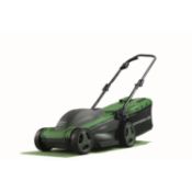 (R13B) 2x Powerbase Items. 1x 34cm 1400W Electric Rotary Lawn Mower RRP £79. 1x 41cm 1800W Electric
