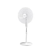 (R1J) 2x Arlec 50cm 3 Blade Pedestal Fan White