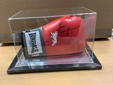 Joe Bugner Signed Boxing Glove With Acrylic Case