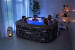 (R5G) 1x CleverSpa Sorrento. With Cover, Lights, Hose & Bag (No Box). Unit Inflates. This Unit Is