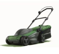 (R1K) 4x Powerbase 1600W 37cm Electric Rotary Lawn Mower. All Units In Used Condition.